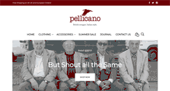 Desktop Screenshot of pellicanomenswear.com